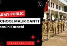 Army Public School Malir Cantt Jobs in Karachi