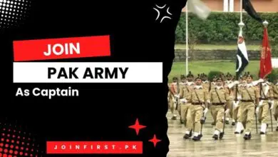 Join Pak Army As Captain