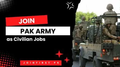 Join Pak Army as Civilian Jobs