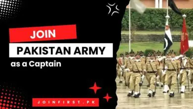 Join Pakistan Army as a Captain