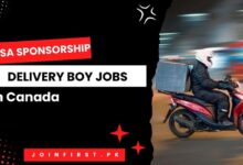 Visa Sponsorship Delivery Boy Jobs in Canada