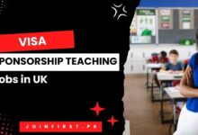 Visa Sponsorship Teaching Jobs in UK