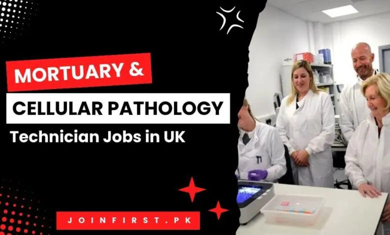 Mortuary & Cellular Pathology Technician Jobs in UK