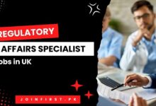 Regulatory Affairs Specialist Jobs in UK