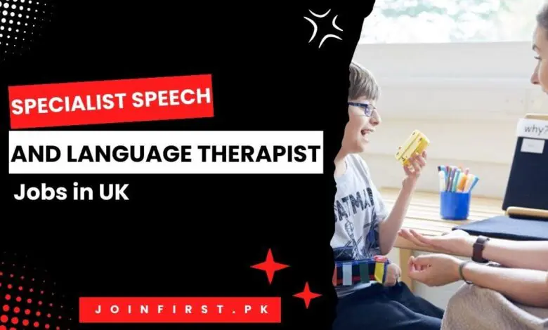 Specialist Speech and Language Therapist Jobs in UK