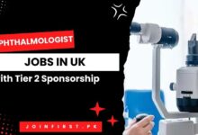 Ophthalmologist Jobs in UK with Tier 2 Sponsorship