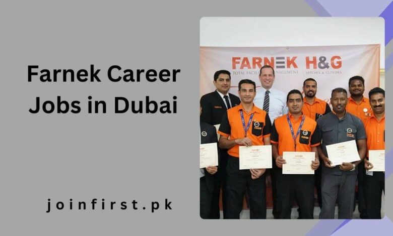 Farnek Career Jobs in Dubai