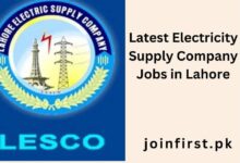 Latest Electricity Supply Company Jobs in Lahore