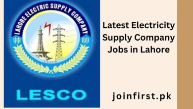 Latest Electricity Supply Company Jobs in Lahore