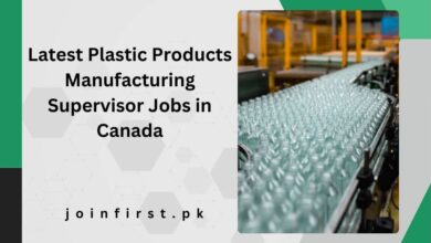 Latest Plastic Products Manufacturing Supervisor Jobs in Canada