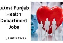 Latest Punjab Health Department Jobs