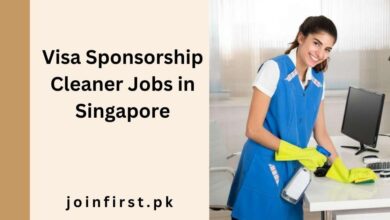 Visa Sponsorship Cleaner Jobs in Singapore