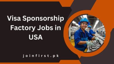 Visa Sponsorship Factory Jobs in USA