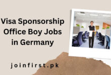 Visa Sponsorship Office Boy Jobs in Germany