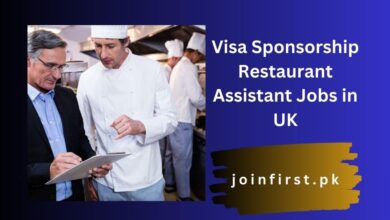 Visa Sponsorship Restaurant Assistant Jobs in UK