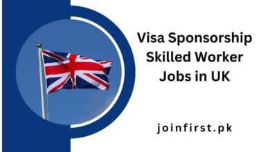 Visa Sponsorship Skilled Worker Jobs in UK