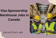 Visa Sponsorship Warehouse Jobs in Canada