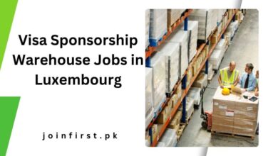 Visa Sponsorship Warehouse Jobs in Luxembourg