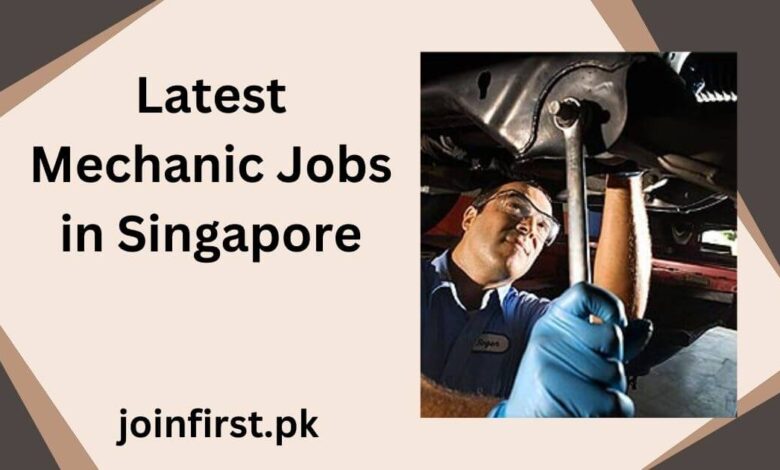 Latest Mechanic Jobs in Singapore