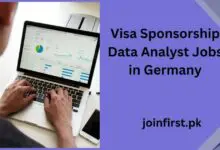 Visa Sponsorship Data Analyst Jobs in Germany