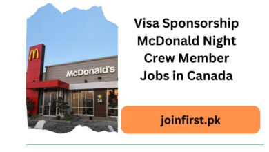 Visa Sponsorship McDonald Night Crew Member Jobs in Canada