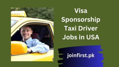 Visa Sponsorship Taxi Driver Jobs in USA