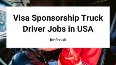 Visa Sponsorship Truck Driver Jobs in USA