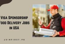 Visa Sponsorship Food Delivery Jobs in USA