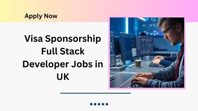 Visa Sponsorship Full Stack Developer Jobs in UK
