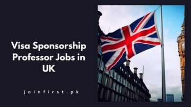 Visa Sponsorship Professor Jobs in UK