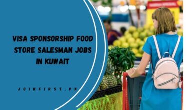 Visa Sponsorship Food Store Salesman Jobs in Kuwait