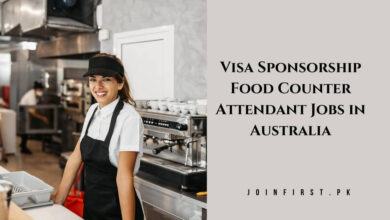 Visa Sponsorship Food Counter Attendant Jobs in Australia