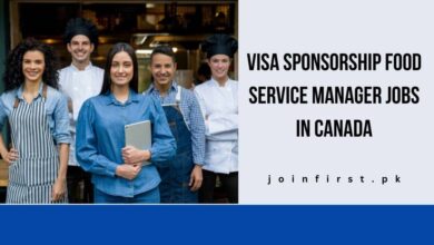 Visa Sponsorship Food Service Manager Jobs in Canada