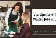 Visa Sponsorship Waiter Jobs in UK