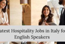 Latest Hospitality Jobs in Italy for English Speakers