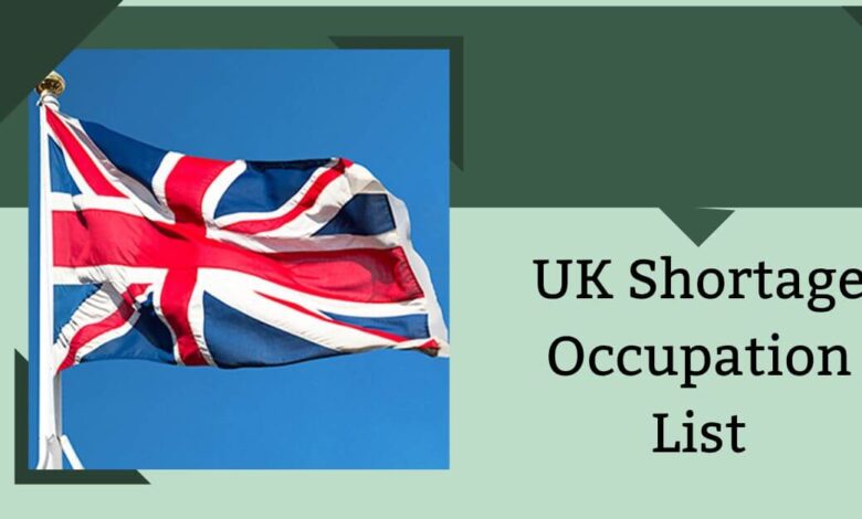 UK Shortage Occupation List