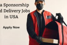 Visa Sponsorship Food Delivery Jobs in USA
