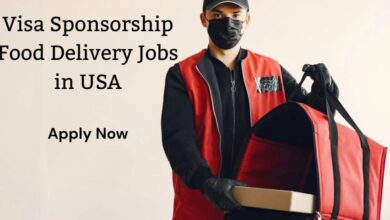 Visa Sponsorship Food Delivery Jobs in USA