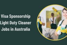 Visa Sponsorship Light Duty Cleaner Jobs in Australia
