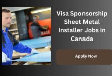 Visa Sponsorship Sheet Metal Installer Jobs in Canada