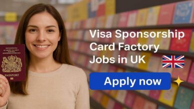 Visa Sponsorship Card Factory Jobs in UK