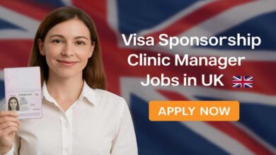 Visa Sponsorship Clinic Manager Jobs in UK