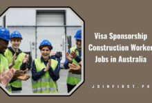 Visa Sponsorship Construction Worker Jobs in Australia
