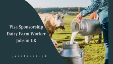 Visa Sponsorship Dairy Farm Worker Jobs in UK