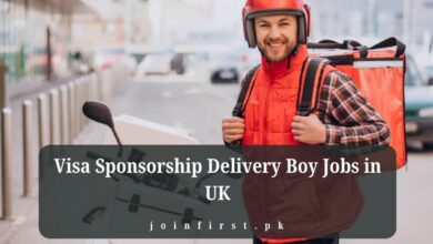 Visa Sponsorship Delivery Boy Jobs in UK