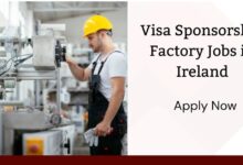 Visa Sponsorship Factory Jobs in Ireland