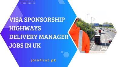 Visa Sponsorship Highways Delivery Manager Jobs in UK