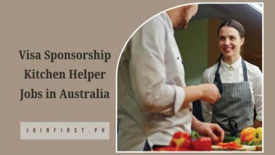 Visa Sponsorship Kitchen Helper Jobs in Australia