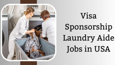 Visa Sponsorship Laundry Aide Jobs in USA