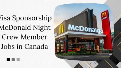 Visa Sponsorship McDonald Night Crew Member Jobs in Canada